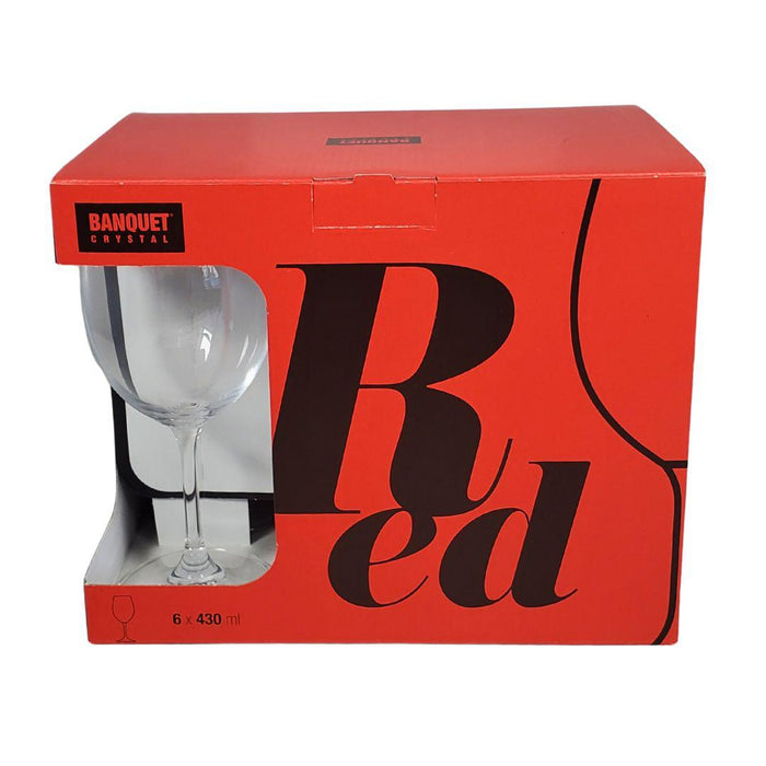 Banquet Crystalline 430 ML Wine Glass
