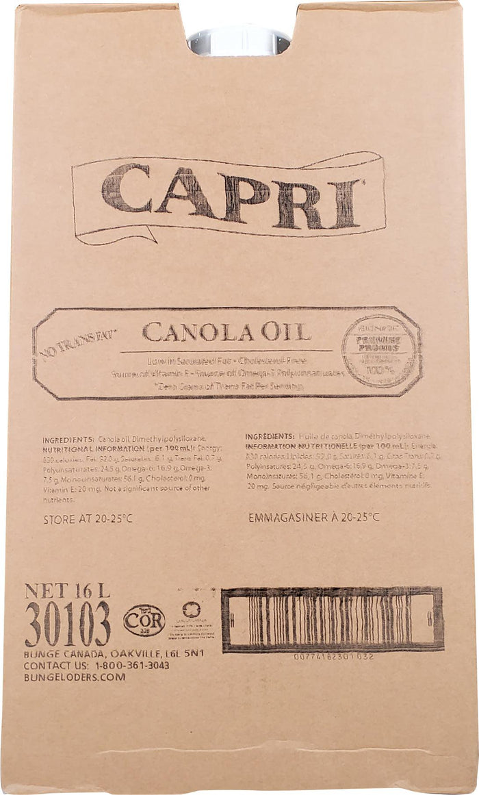 Capri - Canola Oil Box