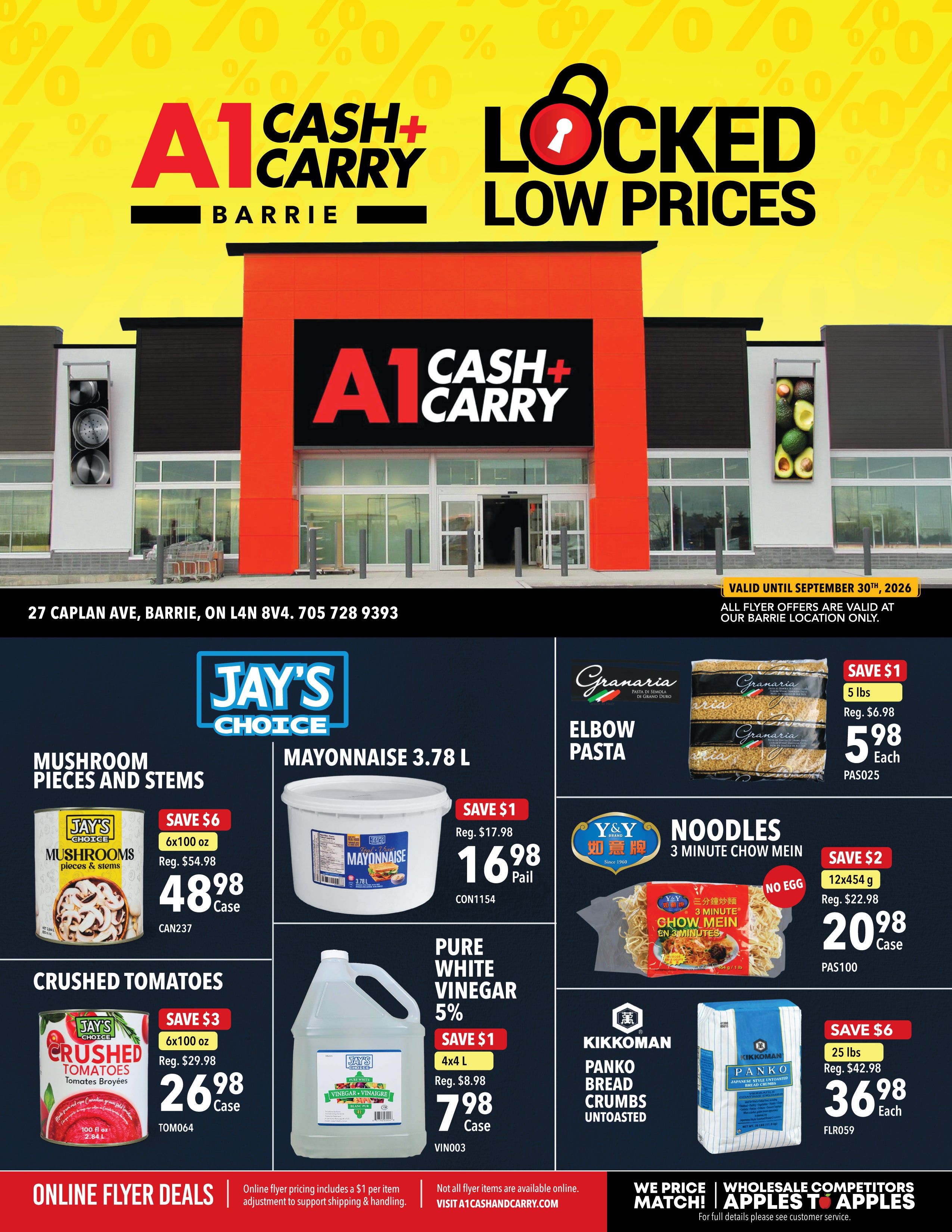 A1 Cash and Carry August 2026 Flyer Deals, In-Store and Online