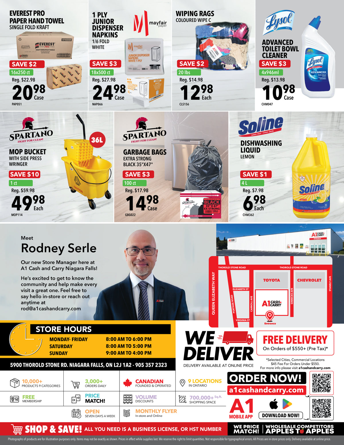 A1 Cash and Carry September, 2026 Niagara Flyer Deals