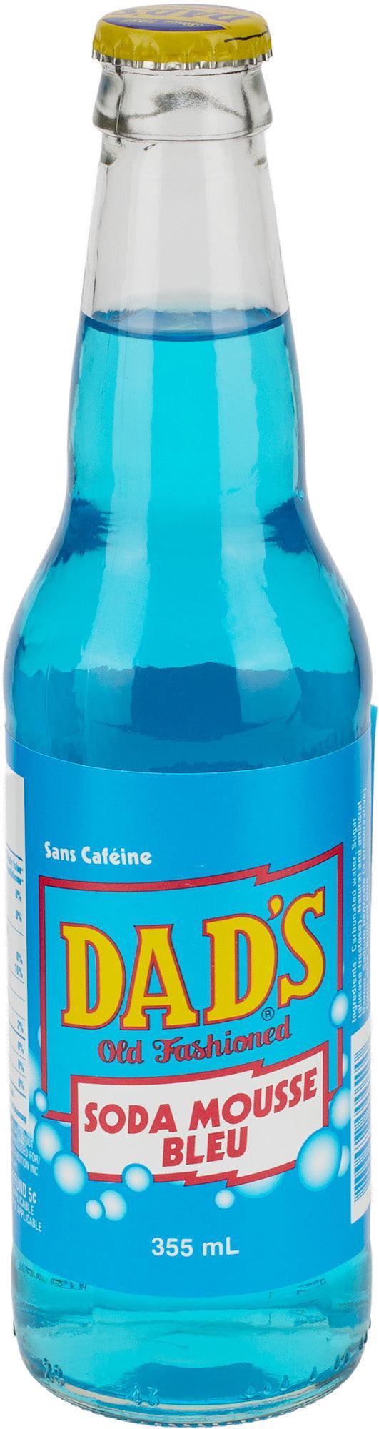 Dad's - Blue Cream Soda - Bottles - Glass