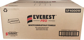 Everest Pro - Paper Hand Towel - Single Fold - White