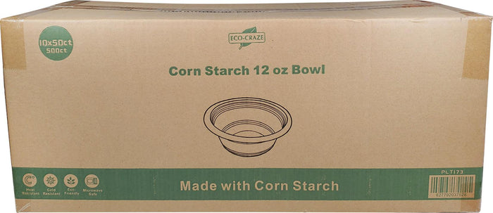Eco-Craze - Corn Starch 12oz Bowl