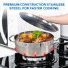 Pro-Kitchen - 40x15cm (17L) Brazing Pot & Lid - SS