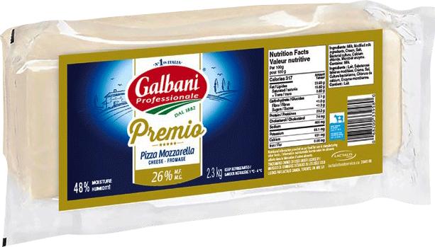Galbani - Professionale Premio Mozzarella Block 26%