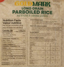 GoldMark - Parboiled Long Ghrain Rice - 8kg