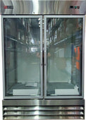 PK - Reach-in Glass 2 Door Refrigerator (47CF) 54x32x83