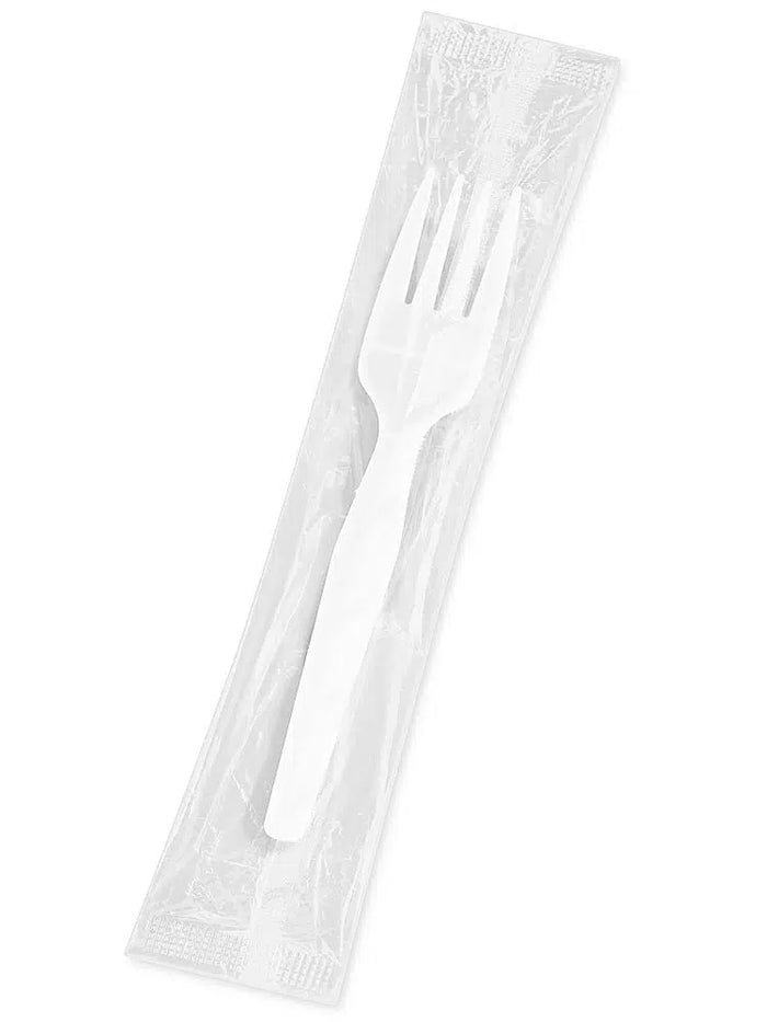 Plastic Forks - White - Ind. Wrapped - WP2001