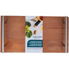 LeGourmet - Acacia Wood Serving Tray w/ Handle, 15.25x8.25