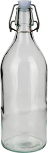 Glass Bottle w/ Stopper 1L - Clear