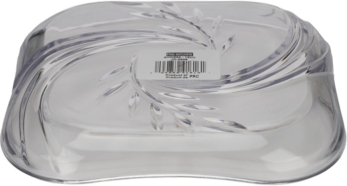 JD - Plastic Crystal Tray 16cm - 2948