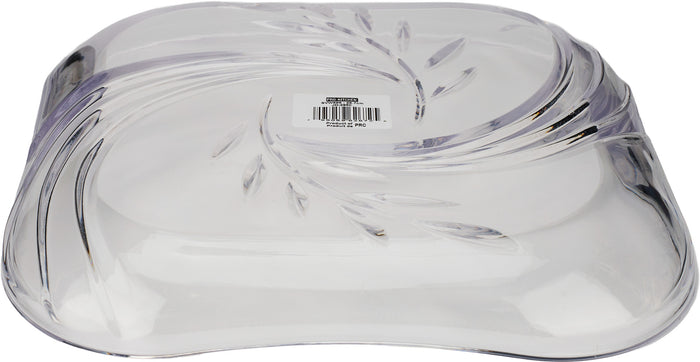 JD - Plastic Crystal Tray 26.7cm - 2950