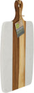 L.Gourmet Acacia Wood+Marble Board - 15.75