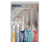 Tramontina - 6 PC Knife/Cutting Board Set - Colors