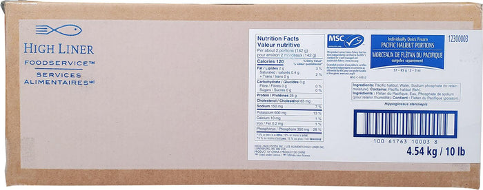 Highliner - Pacific Halibut Portions - 2 / 3 oz Ptn