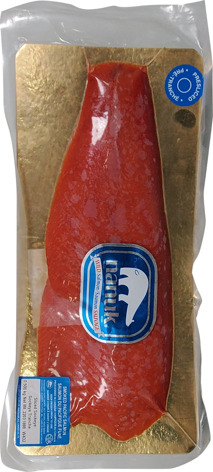 Nanuk - Premium Smoked Sockeye Salmon - Sliced
