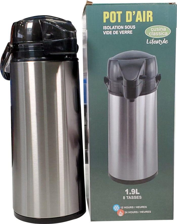 Thermostatic - SS Insulated Carafe - Push Pump 1.9L - 2351-9602
