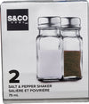 S&CO - Salt & Pepper Shaker 75ML - Glass - HK03274