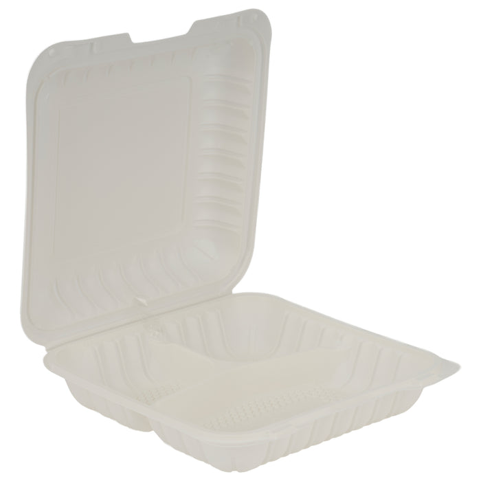 Eco-Craze MFPP Clamshell Container 9x9x2.6