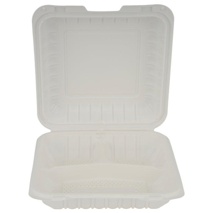 Eco-Craze MFPP Clamshell Container 9x9x2.6