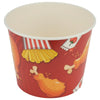 Eco-Craze - Chicken Round Paper Bucket with Lid - 85oz - Medium