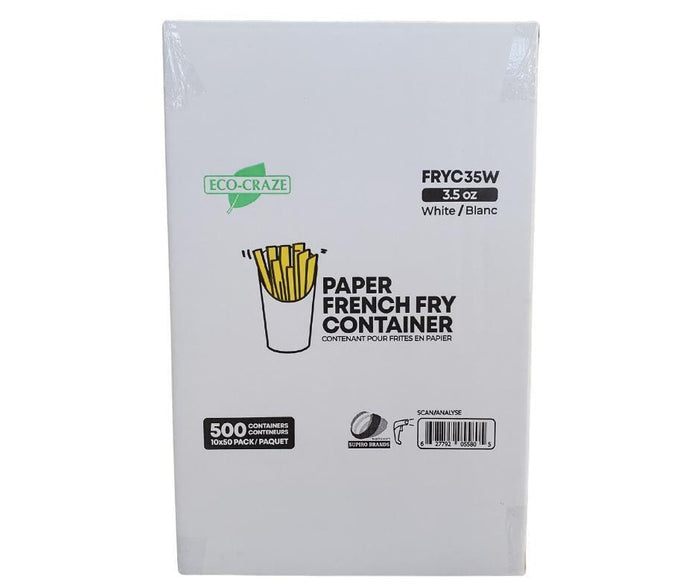 Eco-Craze - 3.5 oz French Fry Container