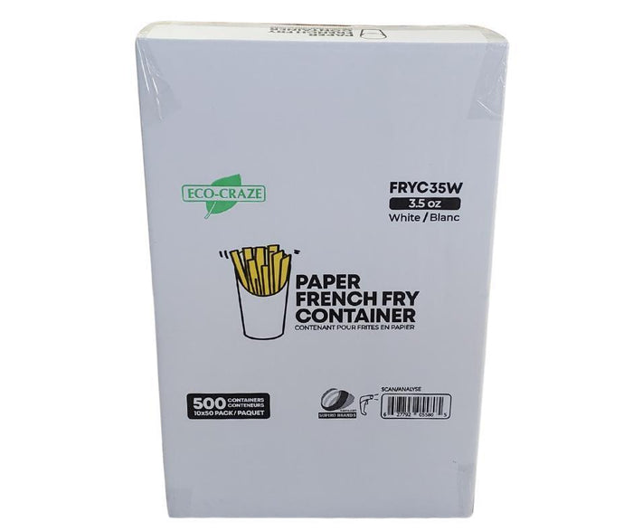 Eco-Craze - 3.5 oz French Fry Container