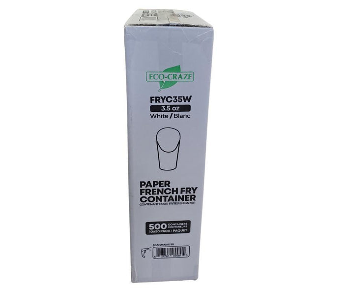 Eco-Craze - 3.5 oz French Fry Container