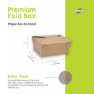 Eco-Craze - #9 Kraft Paper Fold Box - PFB09-K
