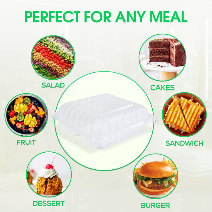 Value+ - PP-883C-VH Premium Food Container 8x8x2.9