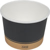 Morning Dew - 8 oz Paper Soup Container - Ebony Print - 8SCE