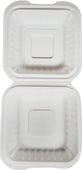 SO - LR - MFPP Clamshell Container - 6x6x3 - White - EP-6