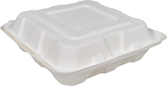 CLR - Chartland - Bagasse Foodbox Clamshell - 8x8