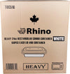 Rhino - Heavy 24oz Rectangular Combo Container - White