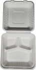 CLR - Arrow/PPP/Eco-Craze - Bagasse Clamshell Container - 9x9x3