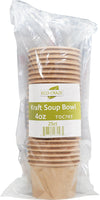 Eco-Craze - 4oz Kraft Soup Bowl