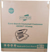 XE - Eco-Craze - Corn Starch Clamshell Container - 9X5 - 1 Comp