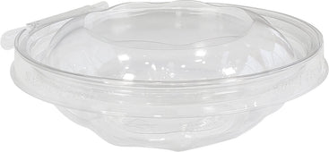Inline - 8 Oz Safe-T-Fresh - Tamper Resistant - Plastic Clamshell Bowl - Clear - TS8RN