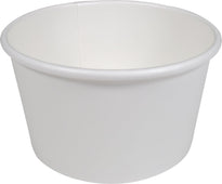 Morning Dew - 12 oz Paper Soup Container - White - 12SCW