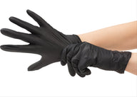 TouchFlex Disposable Nitrile Gloves Exam - Large, Black