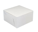 EB - White Cake Boxes - 6½x6½x3½