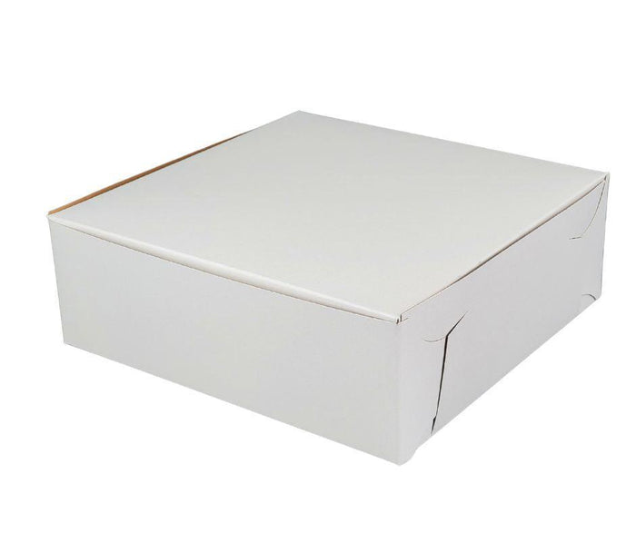 EB - White Cake Boxes - 10x10x3½