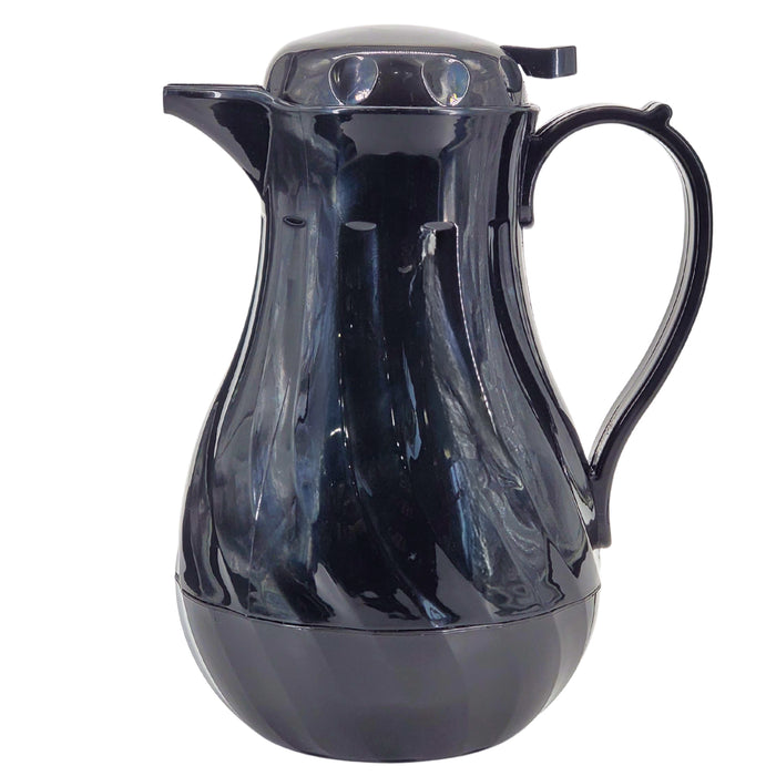 Beverage Server - 42oz - Insulated - Plastic - Black