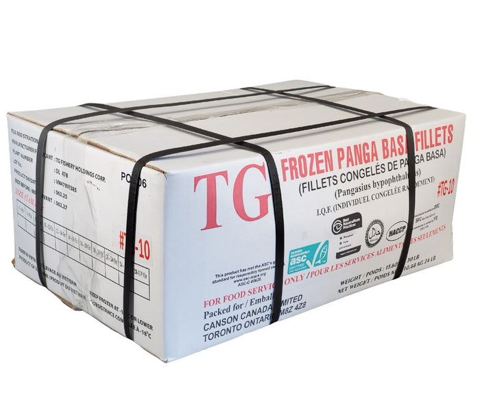 TG - Basa Fillet - 24oz-UP - ( 30 LBS )