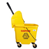 Spartano - 27L Mop Bucket with Down Press Wringer - Yellow - 4939