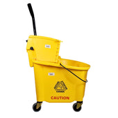 Spartano - 36L Mop Bucket with Side Press Wringer - Yellow - 4938
