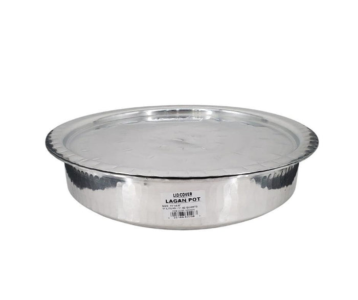 Lagan Pot - Polished Aluminum 15