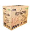 Value+ - 38oz Rectangular White Plastic Container