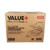 Value+ - Dual Lock - 5in Clear Hinged Containers -  CV551