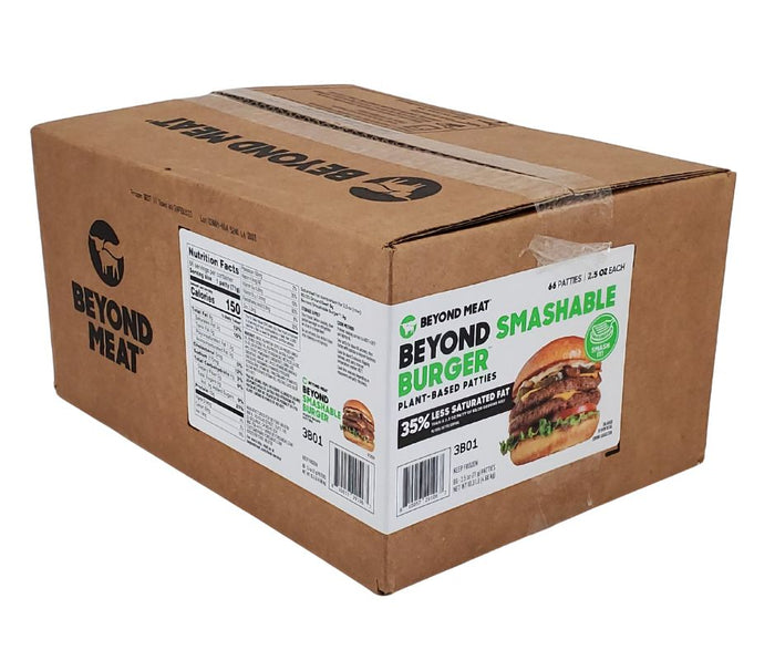 Beyond Meat - Plant Based - 2.5 oz Smashable Burgers - 66 Ct